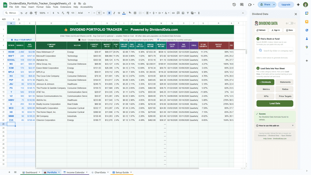 Dividend Data screenshot 4
