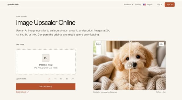 Image Upscaler Tools screenshot 1