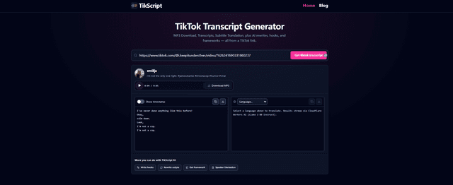 tikscript.org screenshot 1