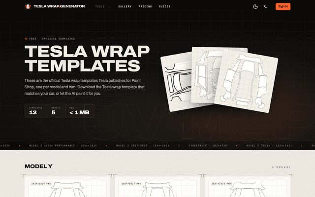 Tesla Wrap Generator screenshot 1