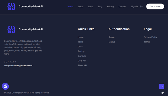 Commodity Price API screenshot 5