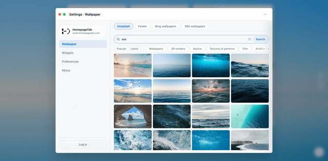 HomepageTab — Your homepage, every new tab screenshot 3
