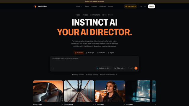 Instinct AI screenshot 2