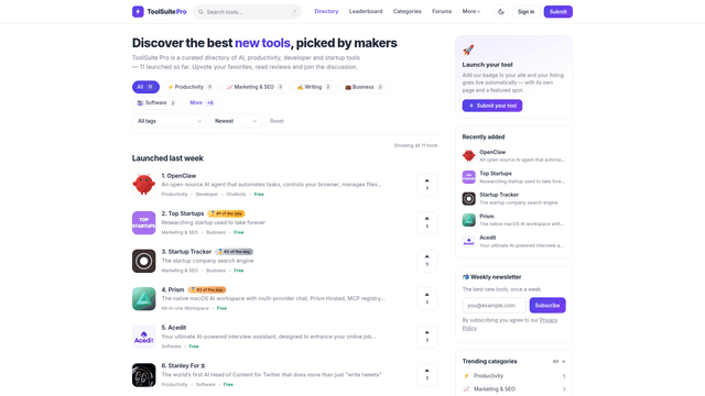 ToolSuite Pro – Best New AI & Productivity Tools screenshot 2