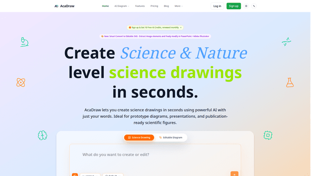 AcaDraw - AI Science Drawing Tool screenshot 2