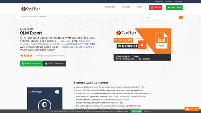 OLM Converter screenshot 1