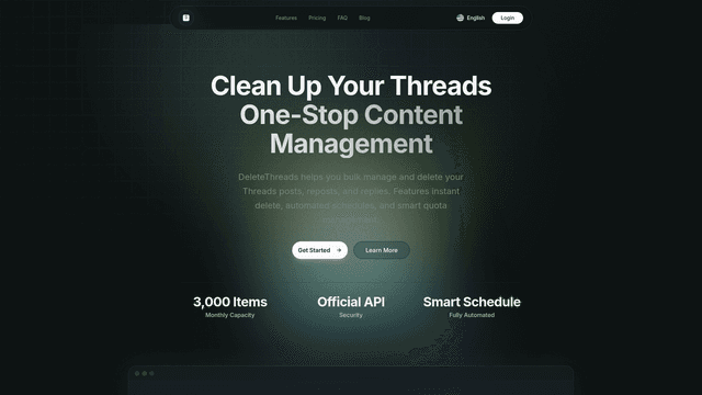 DeleteThreads - Bulk Delete Your Threads Posts screenshot 1