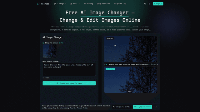 PicVerb screenshot 1