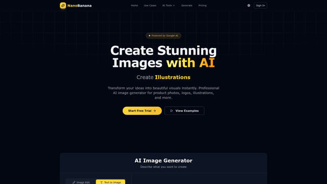 Nano Banana - Professional AI Image Generator screenshot 1