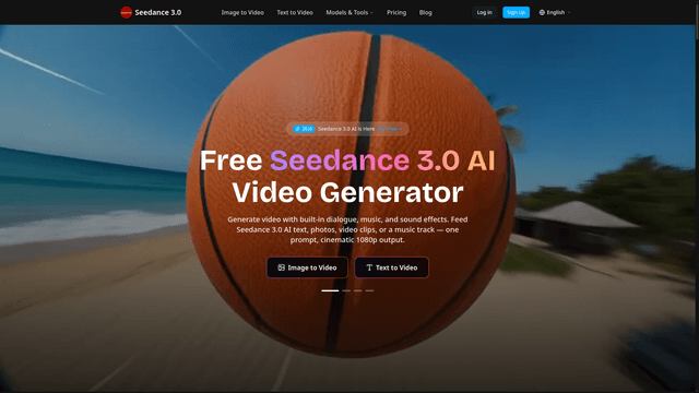 Seedance 3.0 AI Video Generator | Free Text to Video screenshot 2