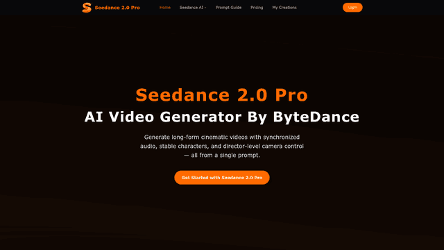 Seedance 2.0 Pro AI Video Generator screenshot 1