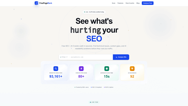 FreePageRank screenshot 1