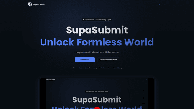 SupaSubmit screenshot 2