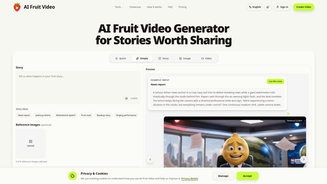 AI Fruit Video screenshot 2