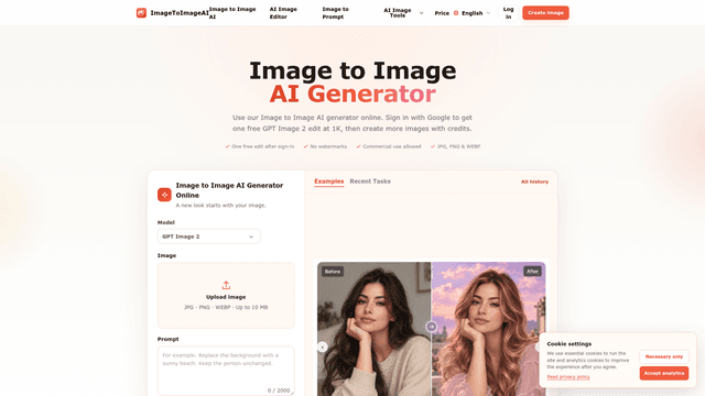 Image to Image AI Generator – Create Images from Images screenshot 2