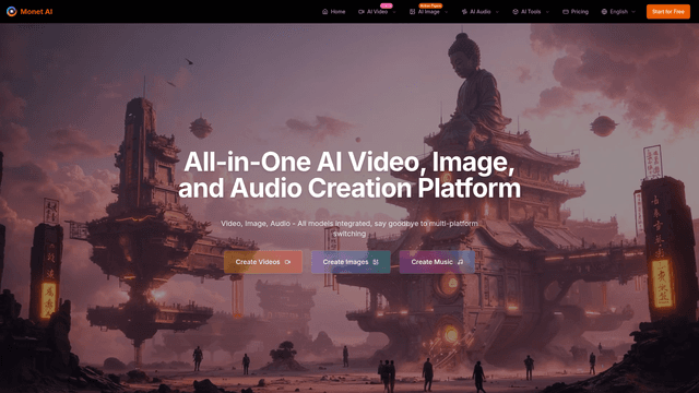 Monet AI - All-in-One AI Creation Platform | Monet Vision screenshot 2