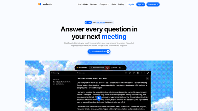 HuddleMate screenshot 2