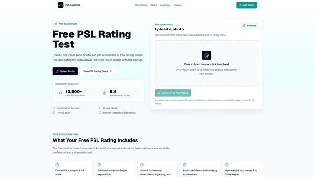 Free PSL Rating screenshot 2