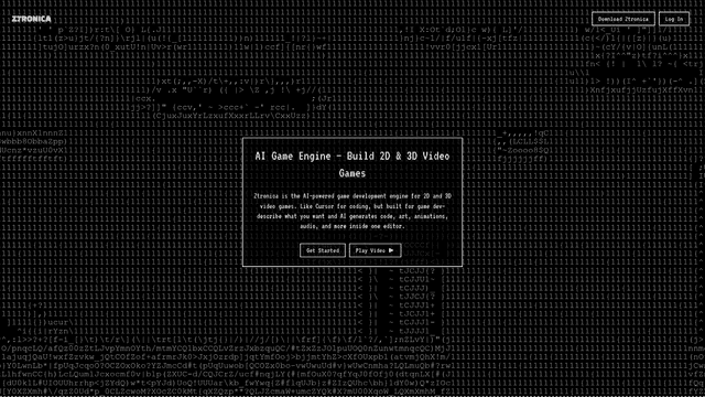 Ztronica | AI Game Engine for 2D & 3D Game Development screenshot 1