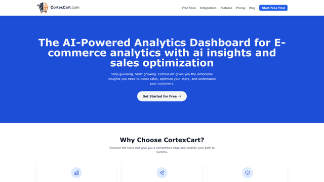The AI Powered Analytics Dashboard for Ecommerce analytics screenshot 1