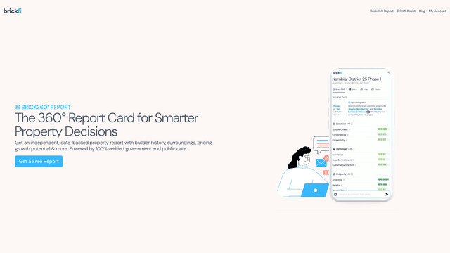 Brickfi – AI Powered Real Estate Intelligence for Homebuyers screenshot 1
