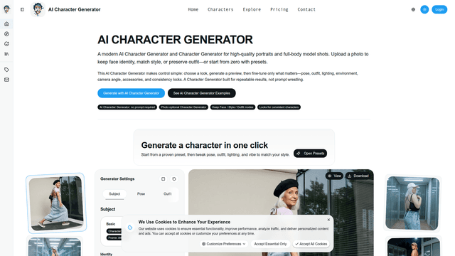 AI Character Generator screenshot 1