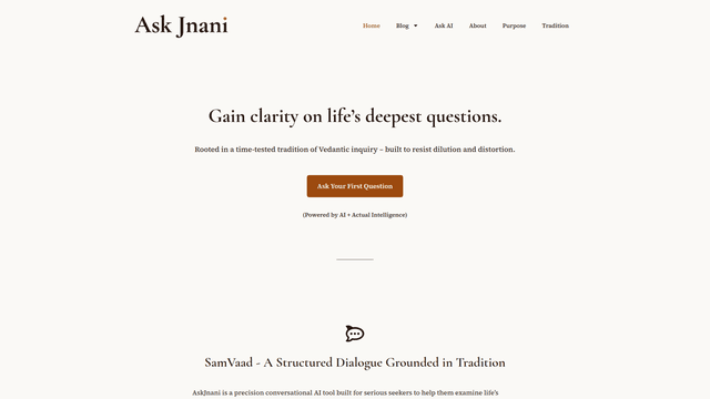 Home - Ask Jnani screenshot 2
