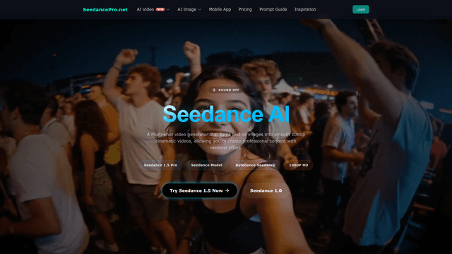 seedance 1.5 pro ai video generator screenshot 1