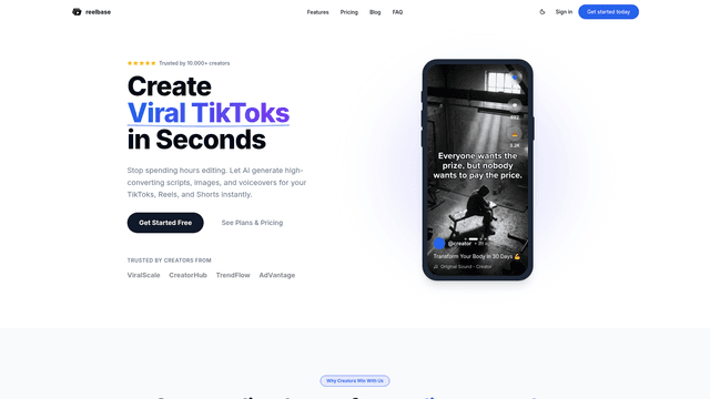 Reelbase screenshot 2