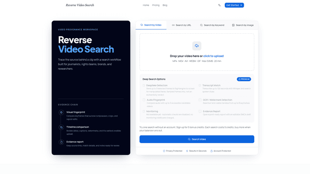 Reverse Video Search screenshot 2