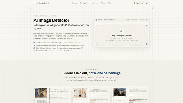 AI Image Detector screenshot 2