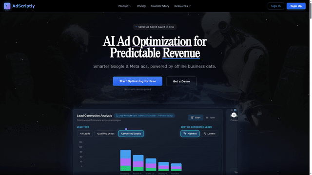 AI Ad Optimization & Campaign Automation | Adscriptly screenshot 2