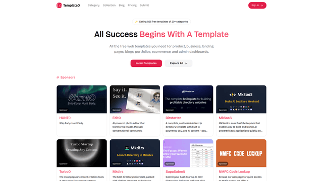 Template0 - Explore and Share Free Templates screenshot 2