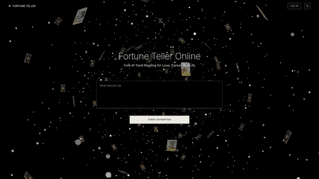 Fortune Teller Online | Free Future Reading & Guidance screenshot 1