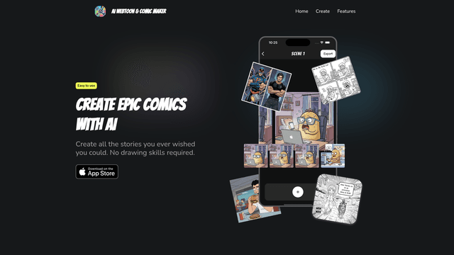 AI comic maker screenshot 2