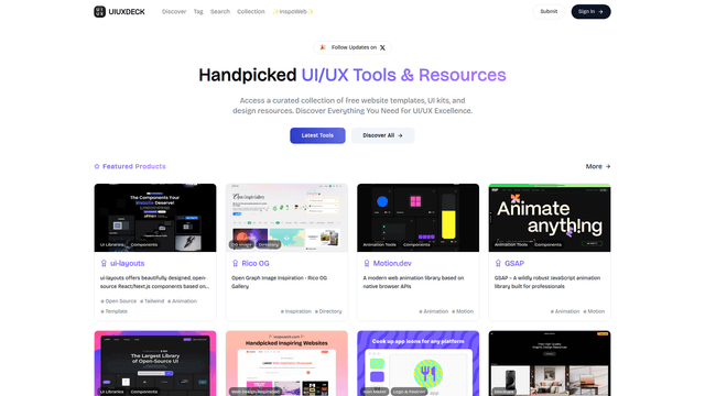 UIUXDECK screenshot 2