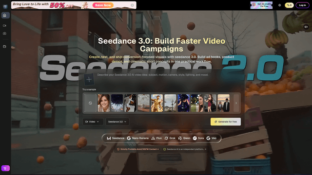 Seedance 3.0 Video Generator for Creators screenshot 2