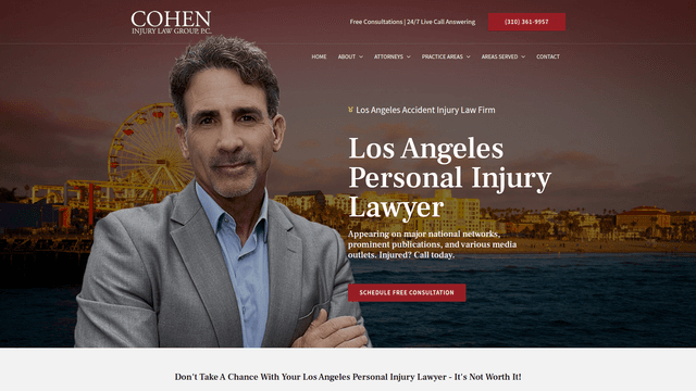 Cohen Injury Law Group screenshot 2