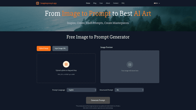 Image to Prompt Generator - Free AI Image Prompt Creator screenshot 2