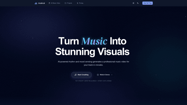 Musiv - AI Music Video Generator | Create Stunning MVs screenshot 2