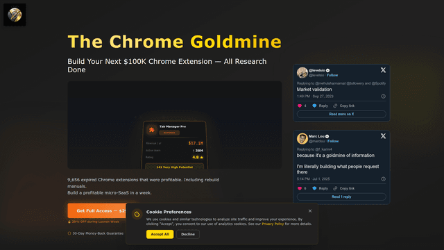 Chrome Goldmine screenshot 2