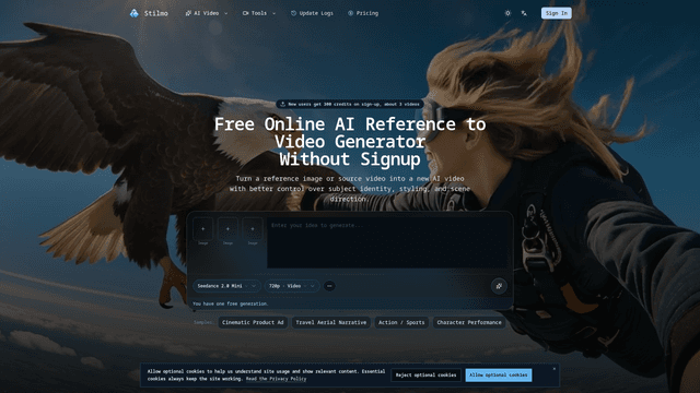 Free AI Reference to Video Generator Online Without Signup screenshot 2