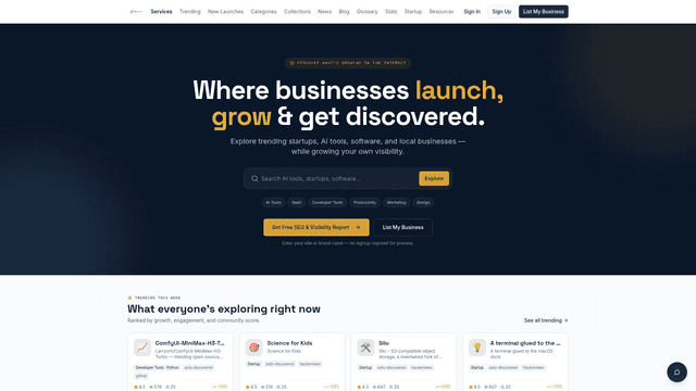 Rankium — AI-Powered SEO Platform | Free Site Audit screenshot 1
