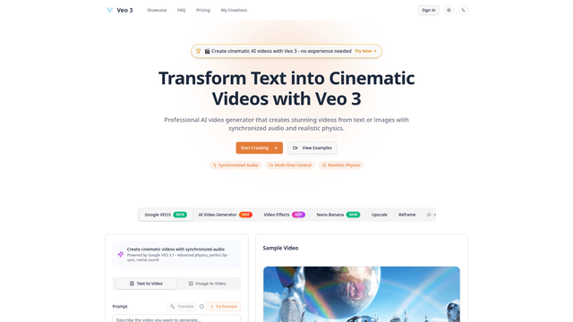 Veo 3 screenshot 1