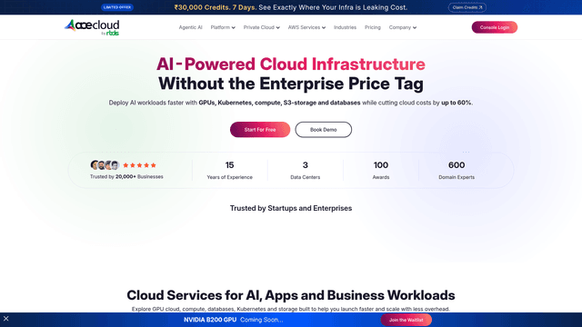 AceCloud screenshot 2