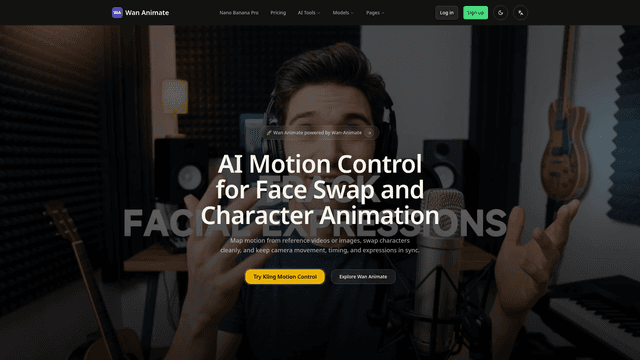 AI Character Animation, Face Swap, and Motion Control screenshot 2