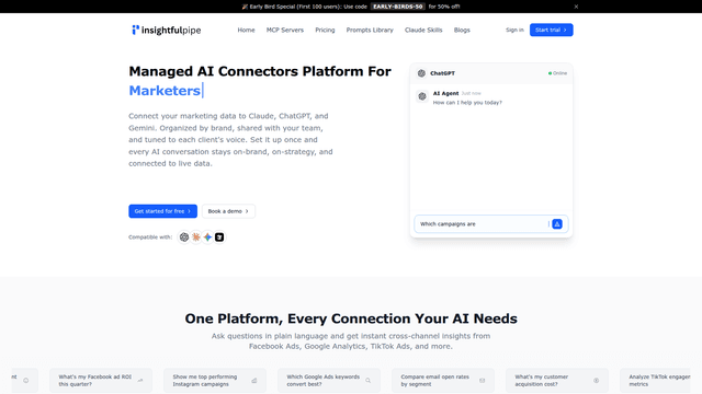 Insightful Pipe | Analytics AI Connectors for Marketers screenshot 2