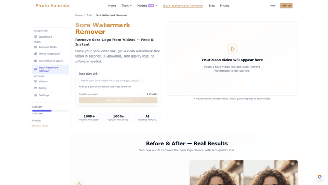 PhotoAnimate - Sora Watermark Remover screenshot 2