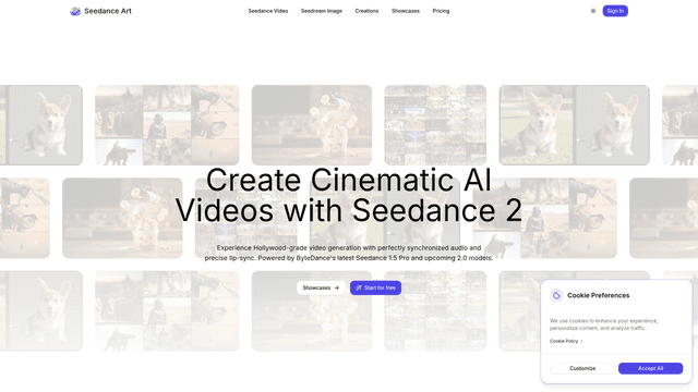 Seedance Art - Cinematic Video & Audio Generation screenshot 2