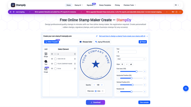 Create Custom Stamps Online screenshot 2